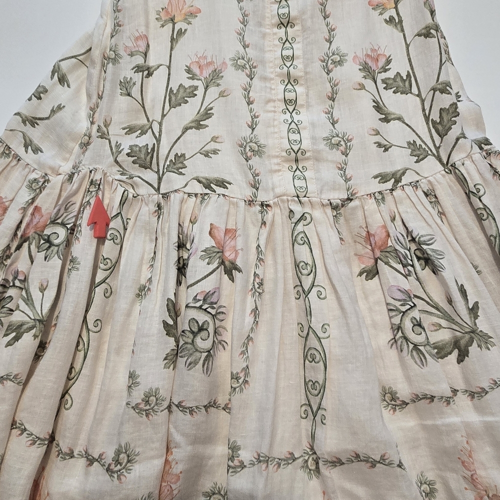Agua by Agua Bendita Nispero Dress Sleeveless Square neck Size M - Picture 16 of 16